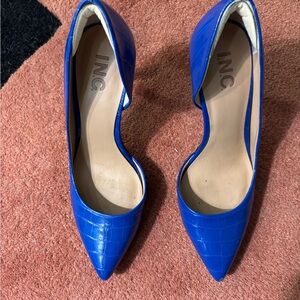 INC International Concepts Women's Vibrant Blue Heels